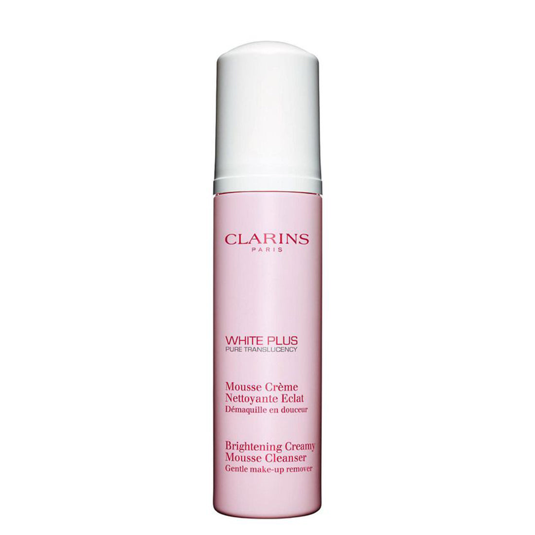 White Plus Mousse Creme Nettoyan Eclat Detergente Viso 150 ML_CLA80018455_Clarins