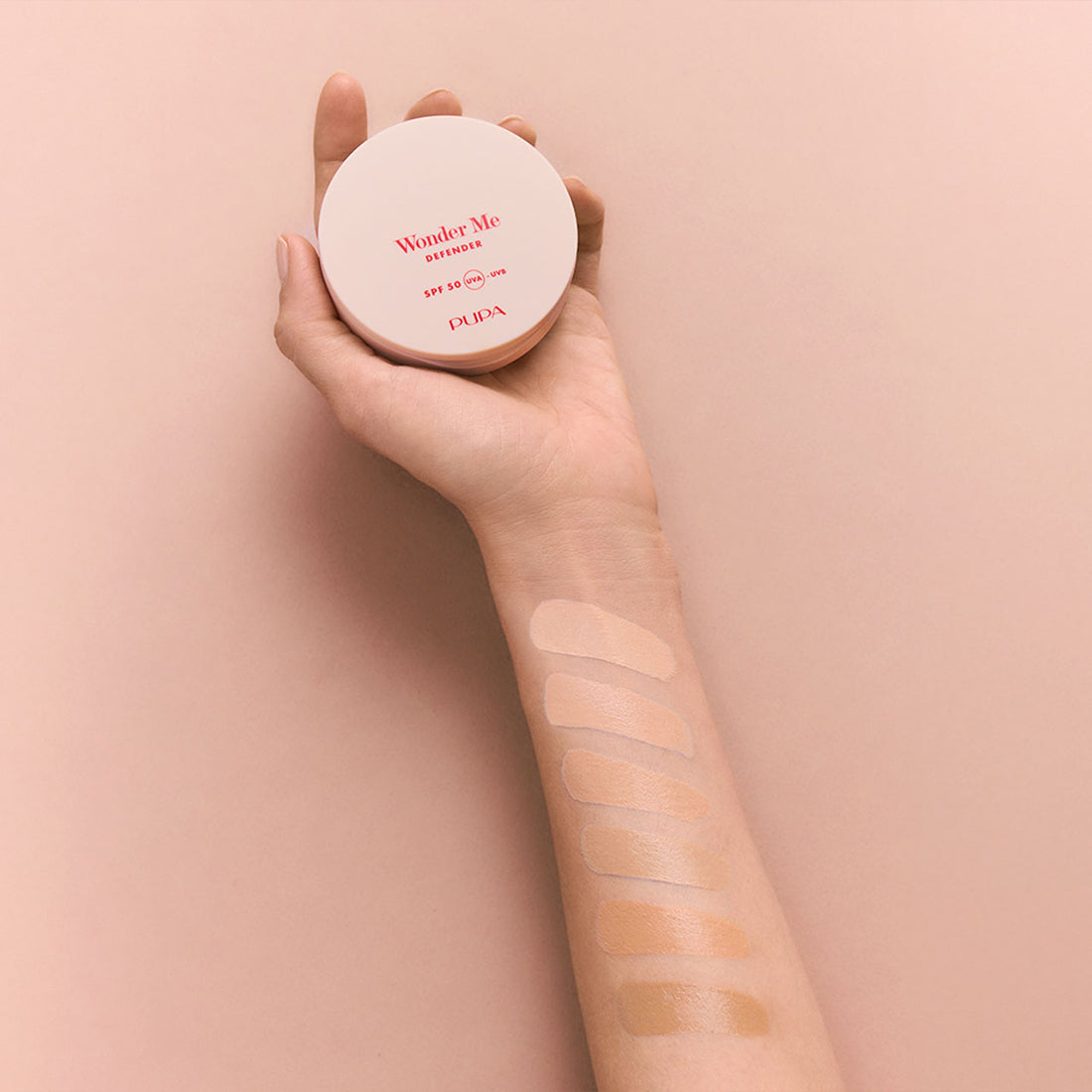 Wonder Me Defender Fondotinta SPF 50 Fondotinta effetto balmy Alta protezione e leggerezza 002 Neutral beige_PUP050246A002_Pupa-3