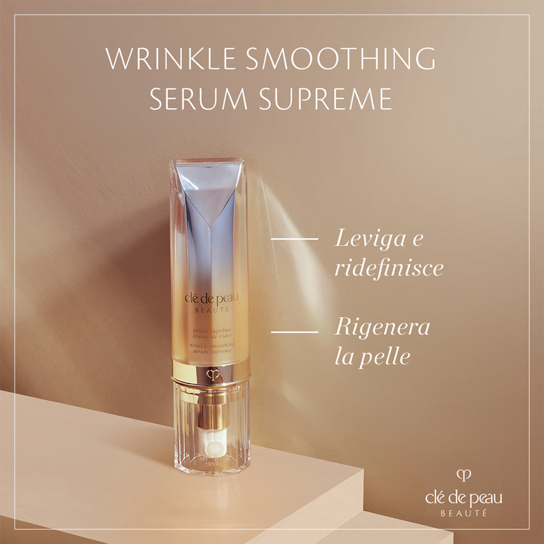 Wrinkle Smoothing Serum Supreme Siero Viso Antietà 20 ML_CDP10114612101_CLE' DE PEAU BEAUTE'-3
