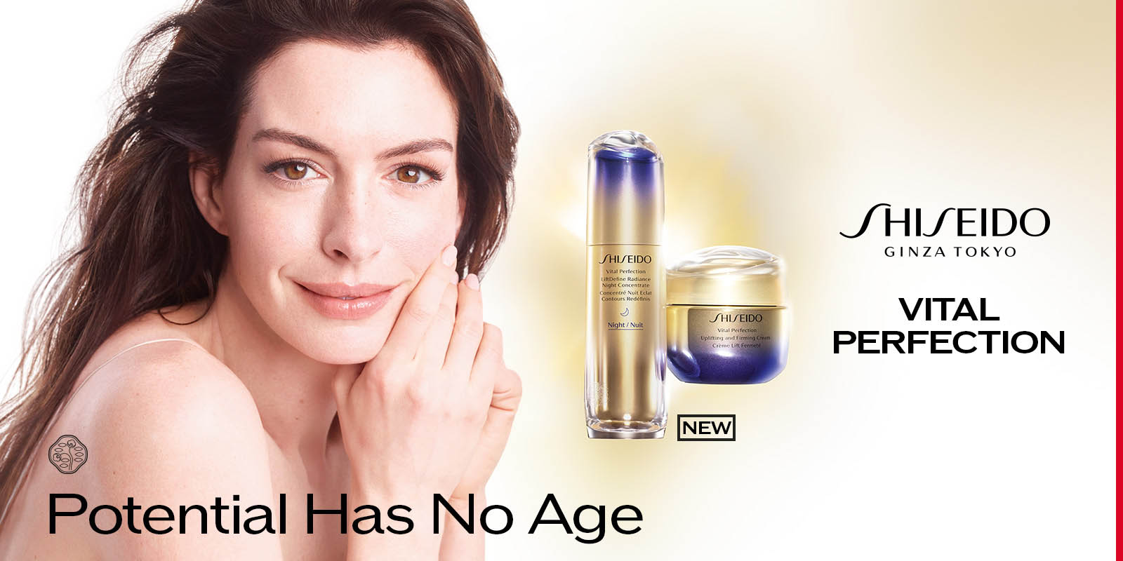 Shiseido Vital Perfection Lift Define Radiance Night Concentrate.